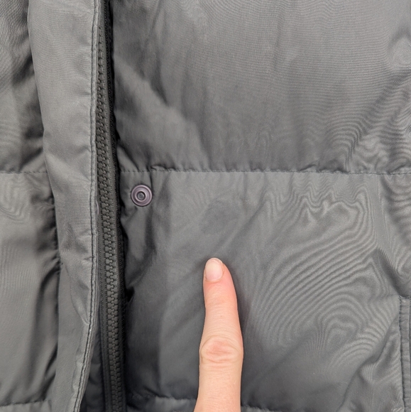 Patagonia Down With It Parka Womens Grey Size Medium Down Filled Warm Winter - Picture 9 of 10